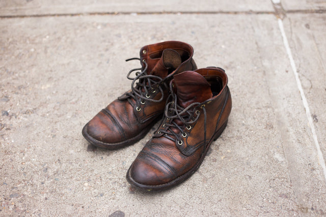 Worn: Service Boot Natural Essex - VIBERG
