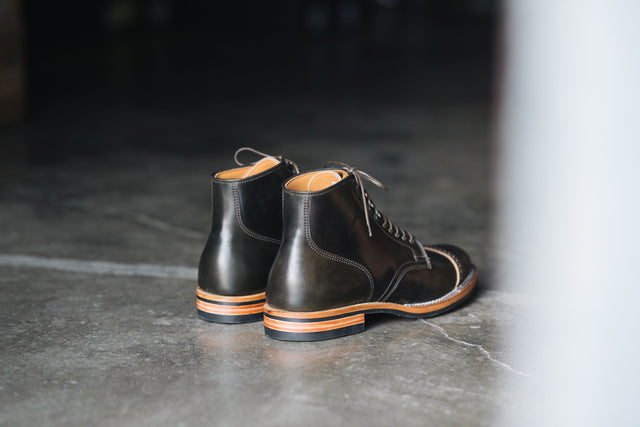 Service Boot Old Bronze Shell Cordovan - VIBERG