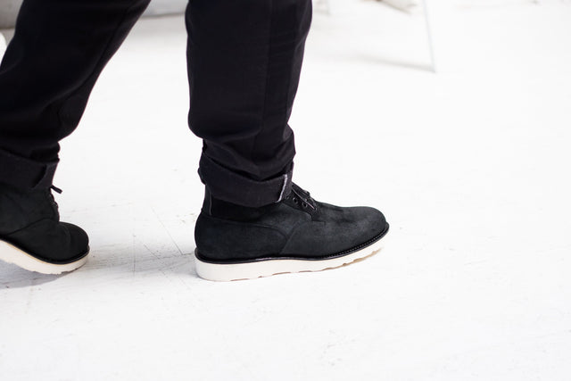 Scout Boot Charcoal Chamois Roughout - VIBERG