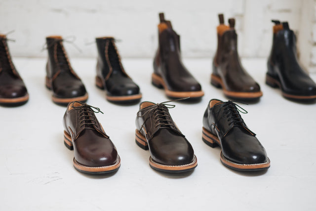 The Shell Collection: Derby Shoe Shell Cordovan - VIBERG