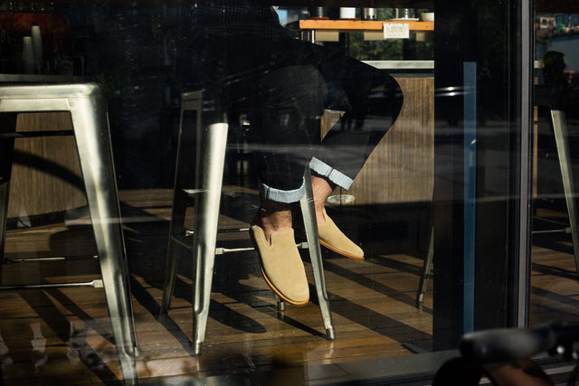 Slipper Milkshake Calf Suede - VIBERG