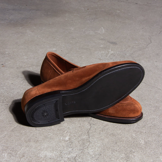 Bristol - Polo Brown Janus Calf Suede - VIBERG