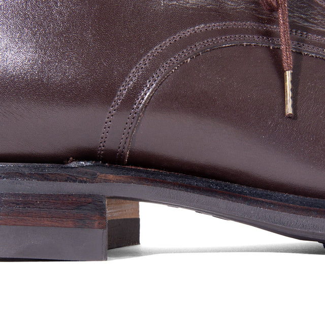 Navvy Cut Shoe BCT - Ebony Kangaroo - VIBERG