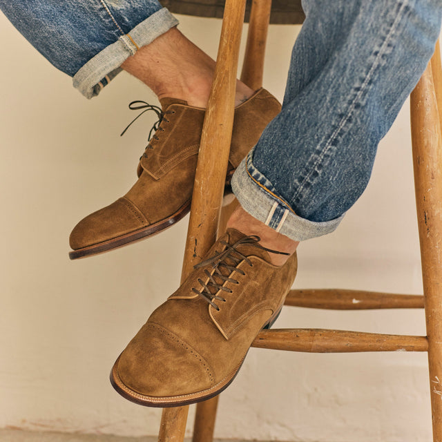 Navvy Cut Shoe BCT - Snuff Janus Suede - VIBERG