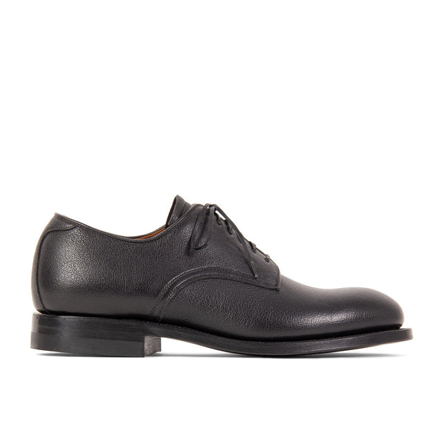 Navvy Cut Shoe - Black Tanganiyka (Pre - Order) - VIBERG