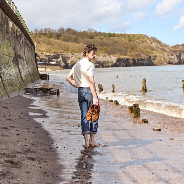 Navvy Cut Shoe - Polo Brown Janus Calf Suede - VIBERG