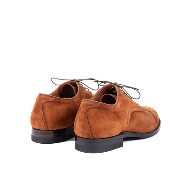 Navvy Cut Shoe - Polo Brown Janus Calf Suede - VIBERG