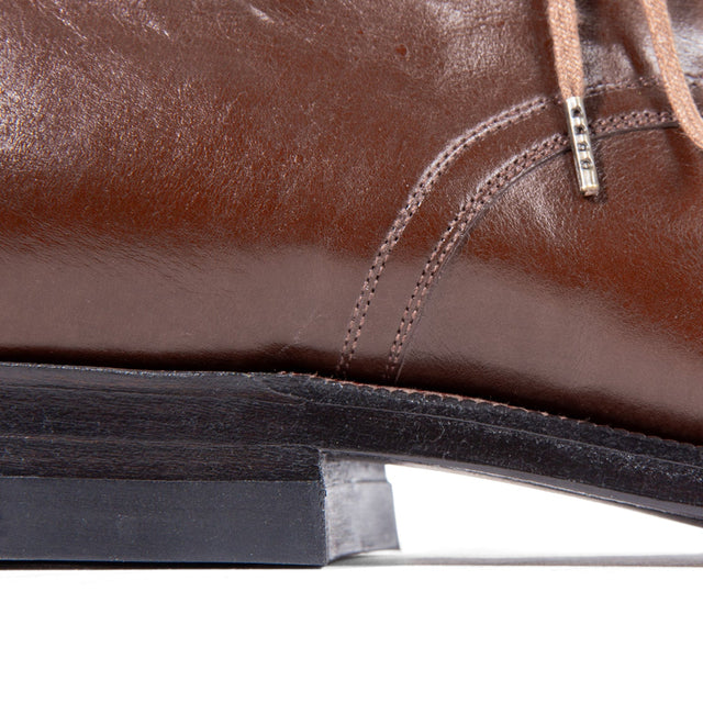 Navvy Cut Shoe - Sandalwood Kangaroo - VIBERG