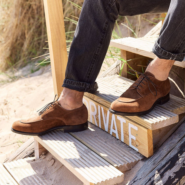 Savoy - Acorn Janus Calf Suede - VIBERG