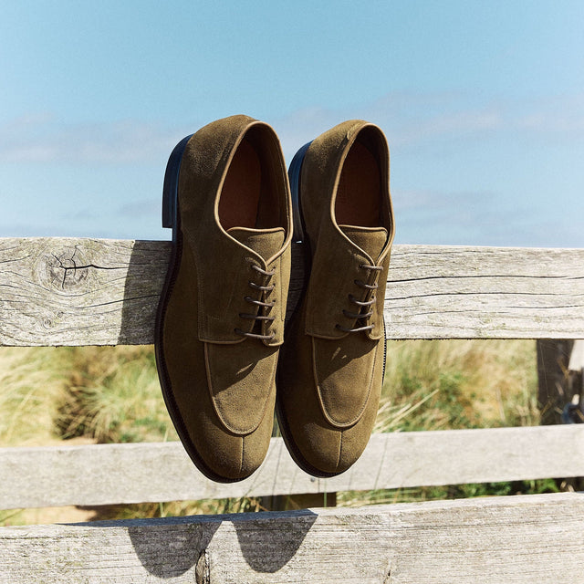 Savoy - Avocado Janus Calf Suede - VIBERG