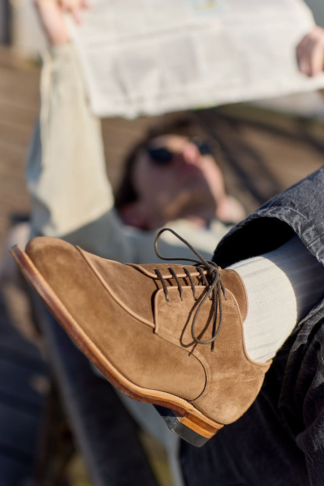 Savoy - Bison Janus Calf Suede - VIBERG