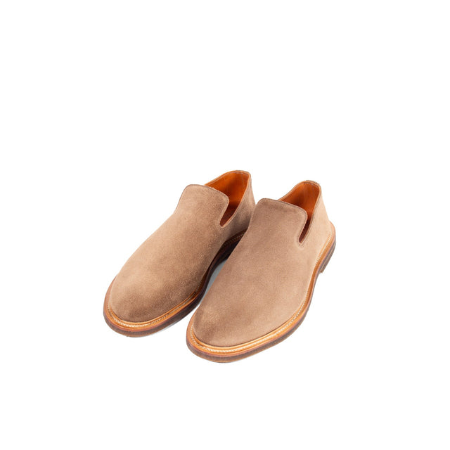 Slipper - Bison Janus Calf Suede - VIBERG