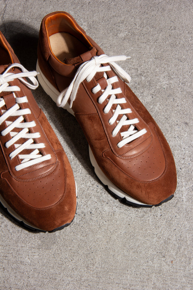 Sneaker - Polo Brown Janus Calf Suede - VIBERG