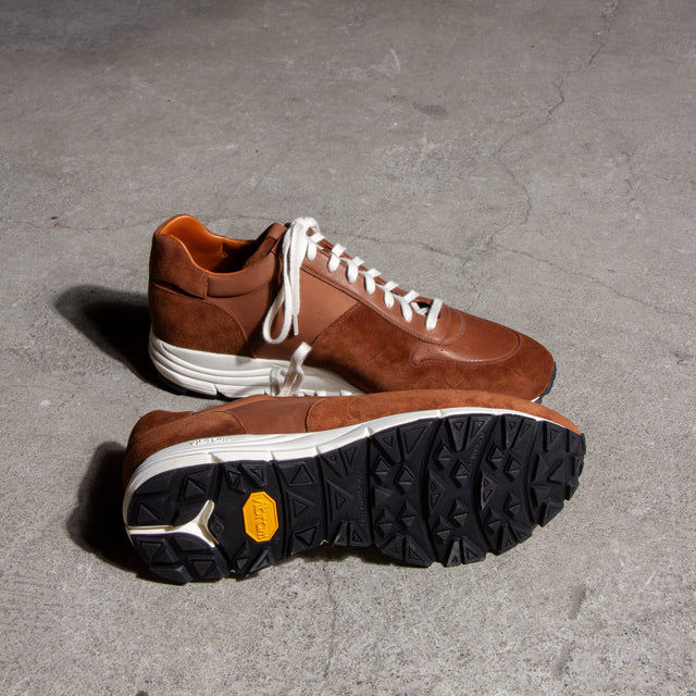 Sneaker - Polo Brown Janus Calf Suede - VIBERG