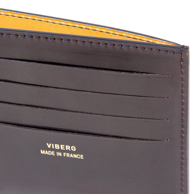 Viberg Billfold - Dark Cognac Shell Cordovan - VIBERG