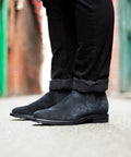Chelsea Black Calf Suede - VIBERG