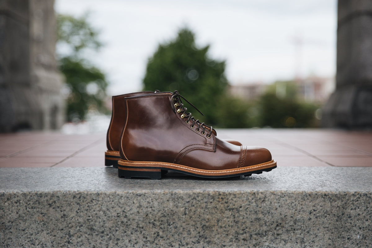 Derby Boot Mahogany Shell Cordovan – VIBERG