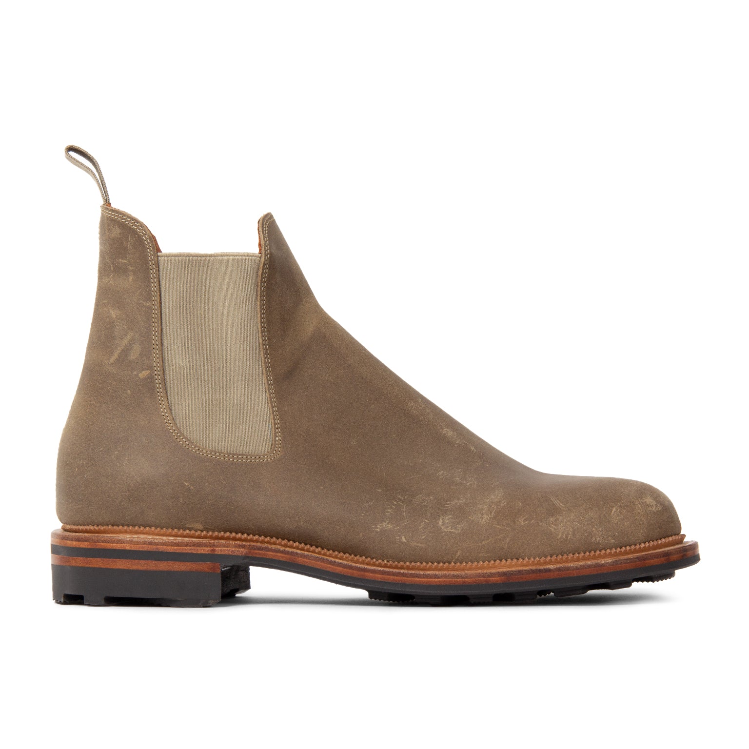 Waxed leather chelsea on sale boots