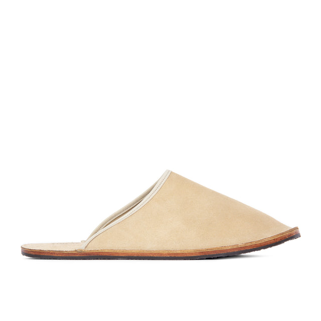 Slide - Desert Sand Janus Calf Suede - VIBERG