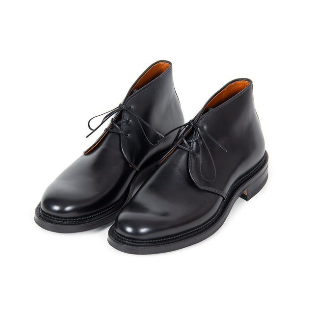 Uplands Boot - Black French Calf