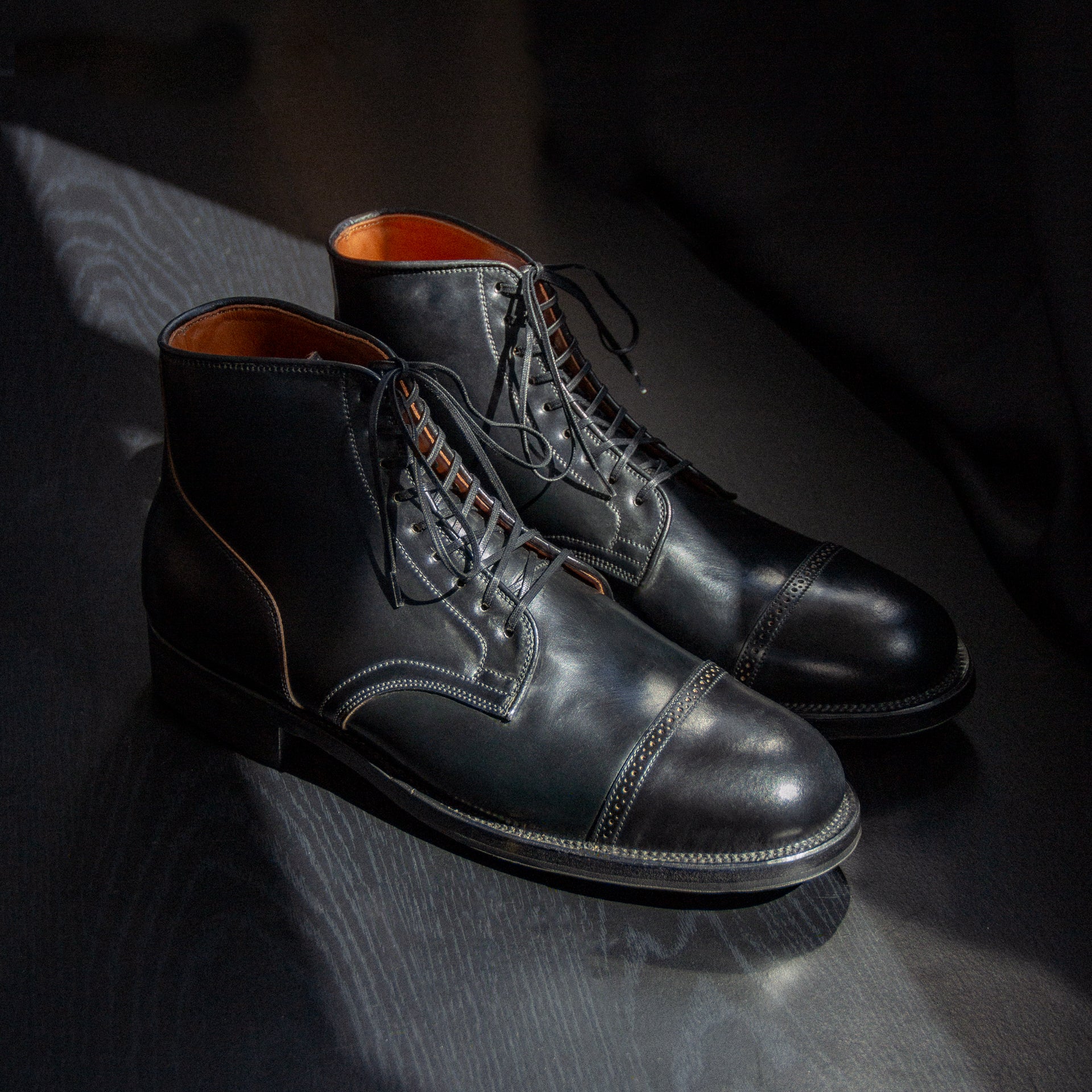 Black shell deals cordovan boots