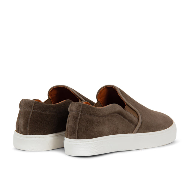 Slip On - Dark Olive Janus Calf Suede