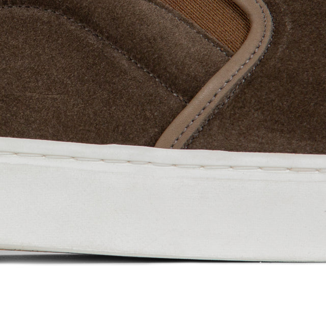 Slip On - Dark Olive Janus Calf Suede