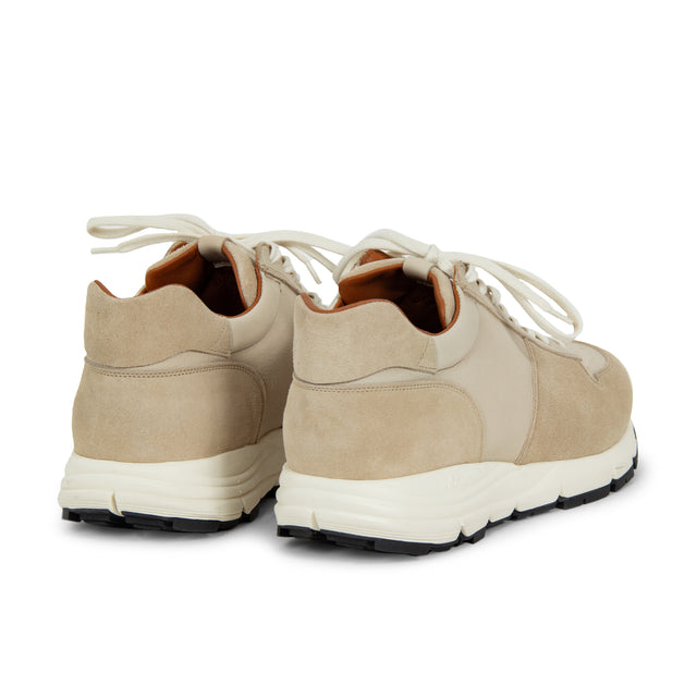 Sneaker - Parchment Janus Calf Suede