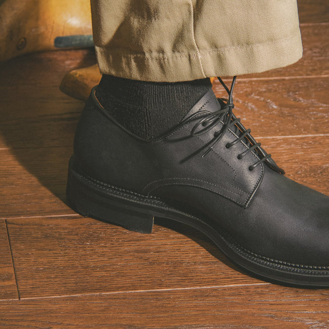 Rockland Blucher - Black Waxy Commander