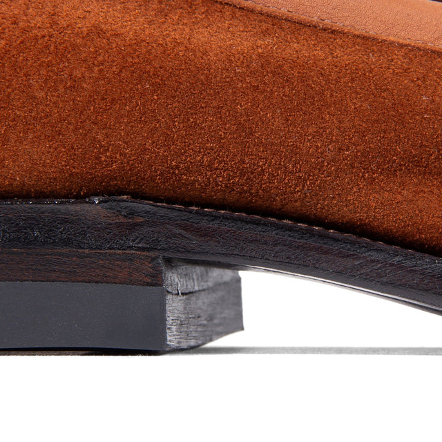 Bristol - Polo Brown Janus Calf Suede - VIBERG