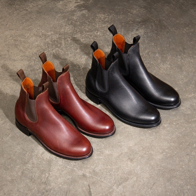 Chelsea Boot - Black Tanganiyka (Pre - Order) - VIBERG