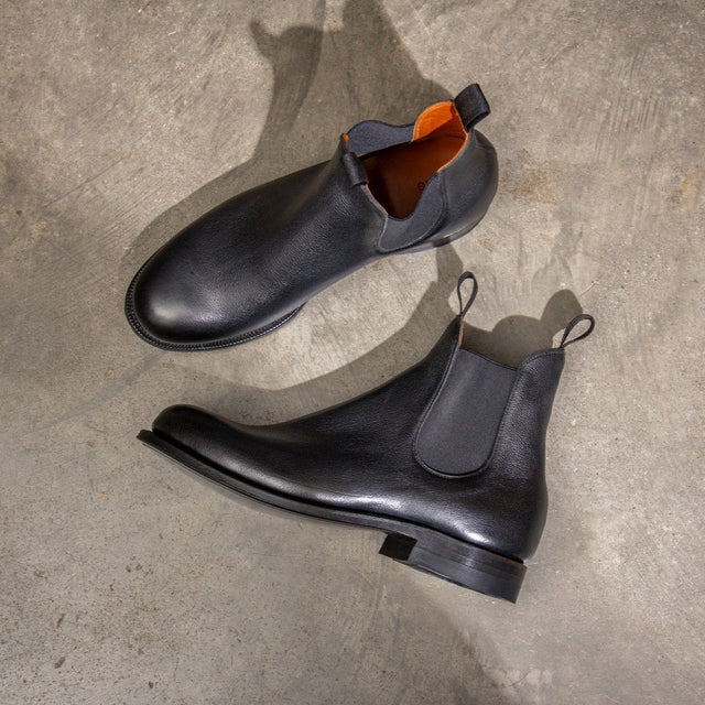 Chelsea Boot - Black Tanganiyka (Pre - Order) - VIBERG