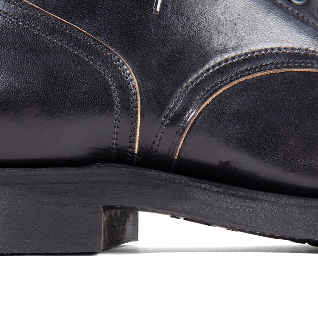 N1 Boot - Black Teacore Vacchetta Lucida - VIBERG