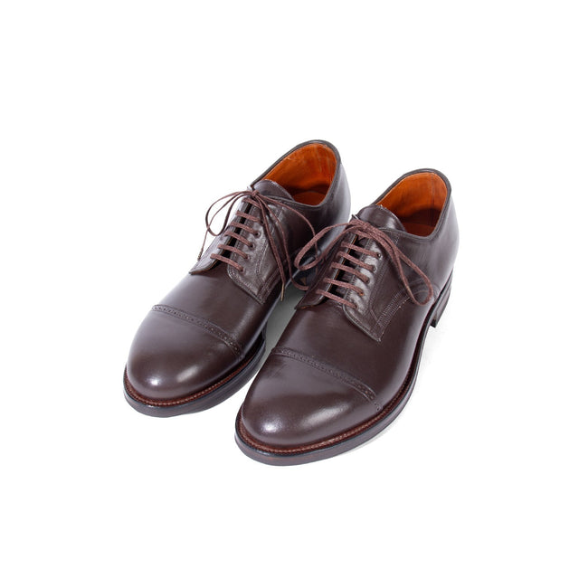 Navvy Cut Shoe BCT - Ebony Kangaroo - VIBERG
