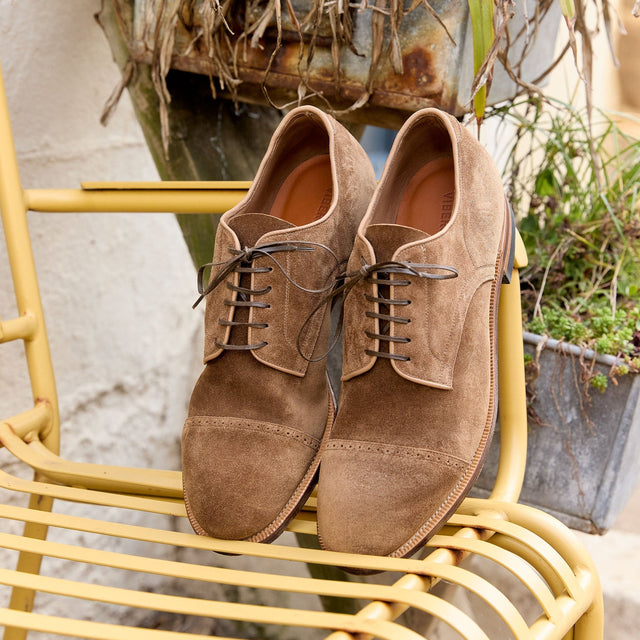 Navvy Cut Shoe - Bison Janus Calf Suede - VIBERG