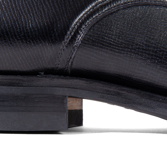 Navvy Cut Shoe - Black Alcazar - VIBERG