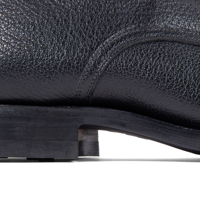 Navvy Cut Shoe - Black Tanganiyka - VIBERG