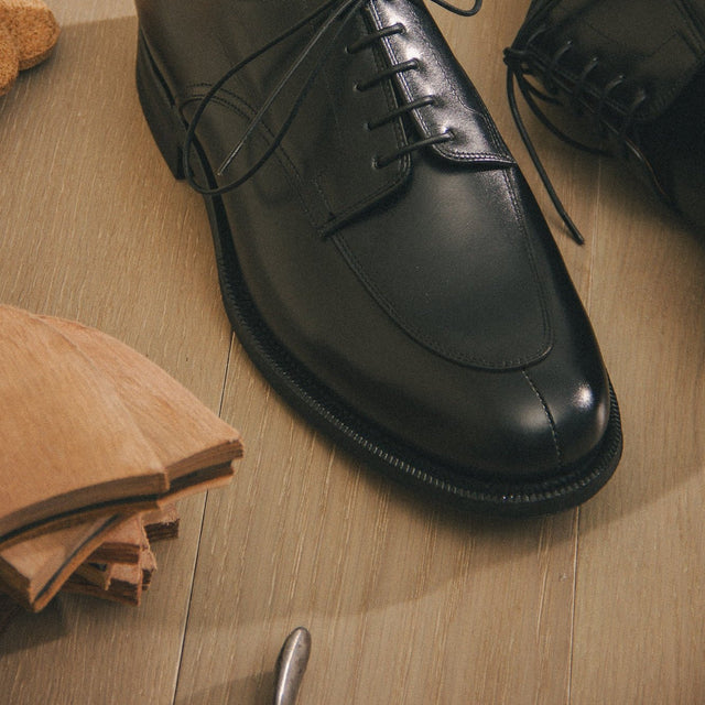 Savoy Shoe - Black Vocalou Calf - VIBERG