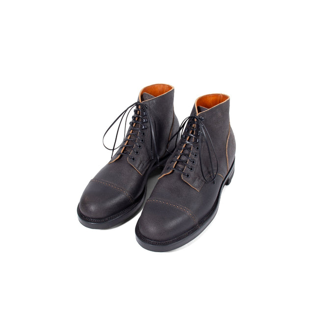 Service Boot® BCT - Black Washed Waxed Flesh - VIBERG