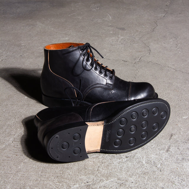 Service Boot® DCT - Black Teacore Vacchetta Lucida - VIBERG