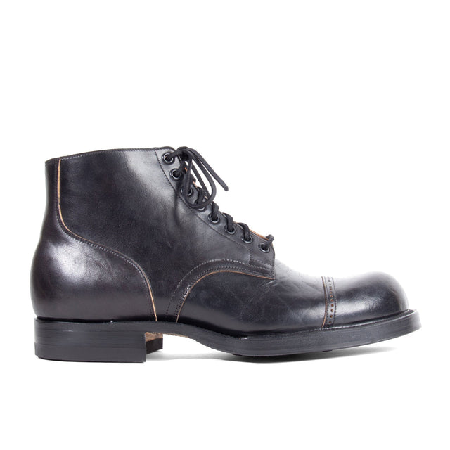 Service Boot® DCT - Black Teacore Vacchetta Lucida - VIBERG