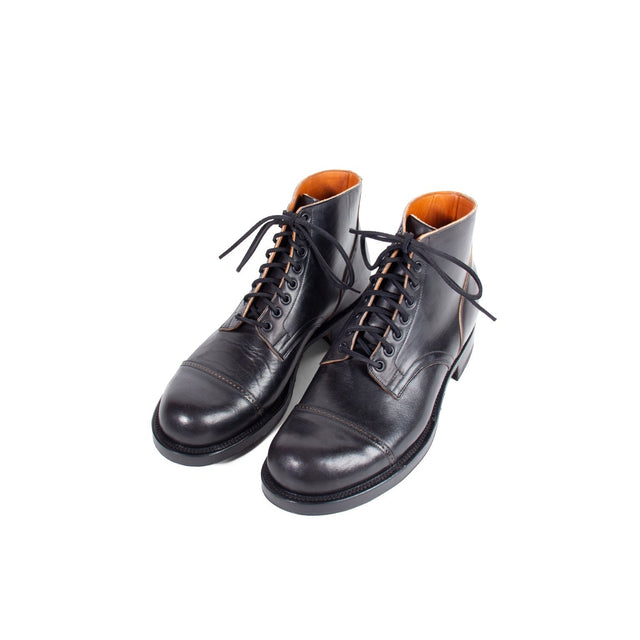 Service Boot® DCT - Black Teacore Vacchetta Lucida - VIBERG