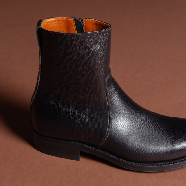 Side Zip - Black Alcazar - VIBERG