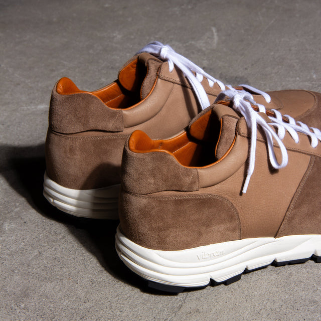 Sneaker - Bison Janus Calf Suede - VIBERG