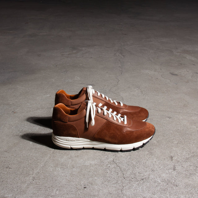 Sneaker - Polo Brown Janus Calf Suede - VIBERG