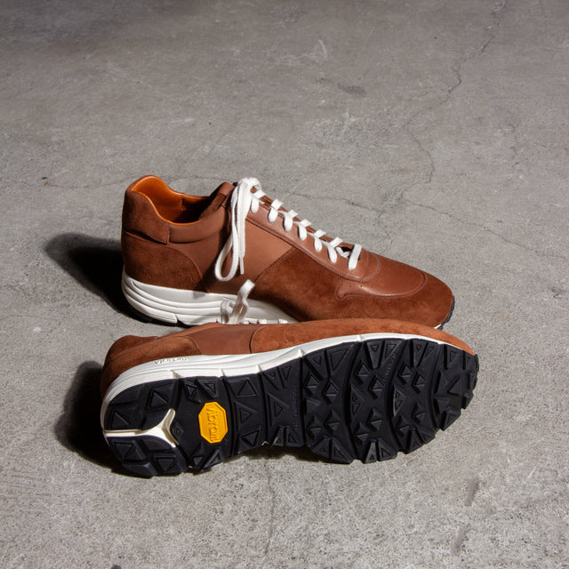Sneaker - Polo Brown Janus Calf Suede - VIBERG