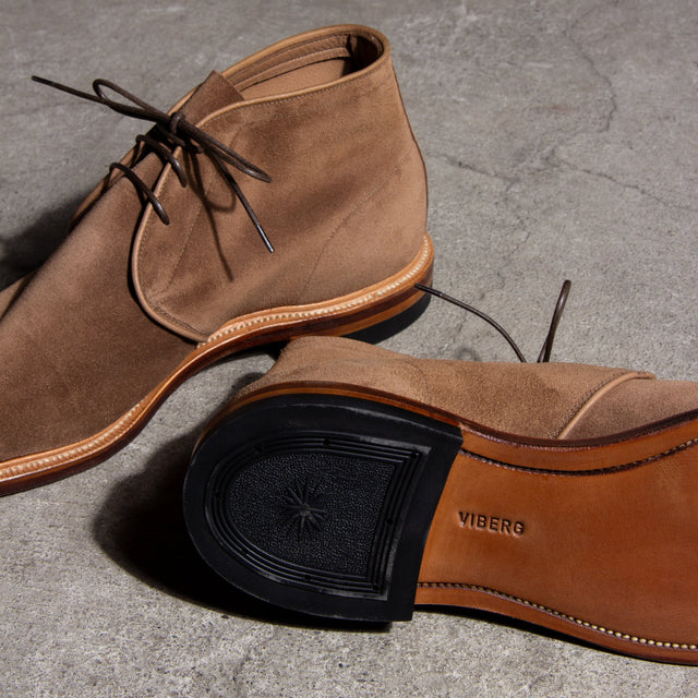 Uplands - Bison Janus Calf Suede - VIBERG