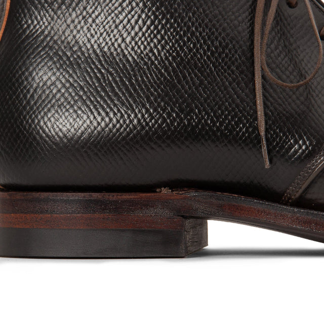 Uplands Boot - Mahogany Hatchgrain Shell Cordovan® - VIBERG